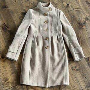 Sisley Tan Wool Blend Coat